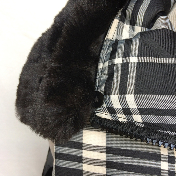 Ralph Lauren NWOT Plaid Faux Fur Vest M - Picture 7 of 8